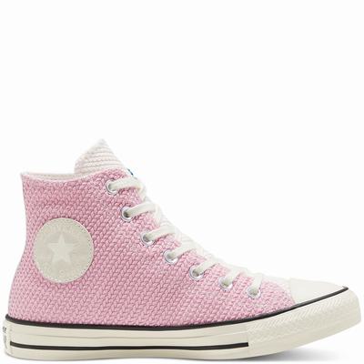 Női Converse Runway Cable Chuck Taylor All Star Magasszárú Cipő CO6173425 Kék/Rózsaszín